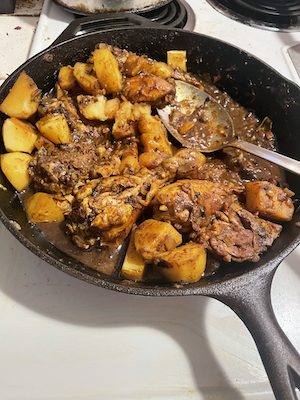 Chicken Curry and Potatoes